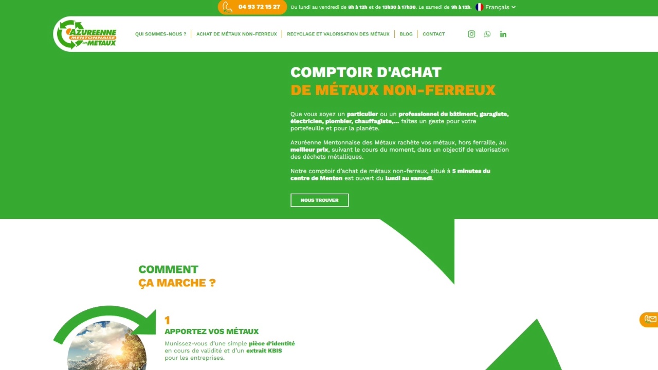 Booster la visibilité locale grâce au SEO : l’exemple d’AM Métaux à Menton